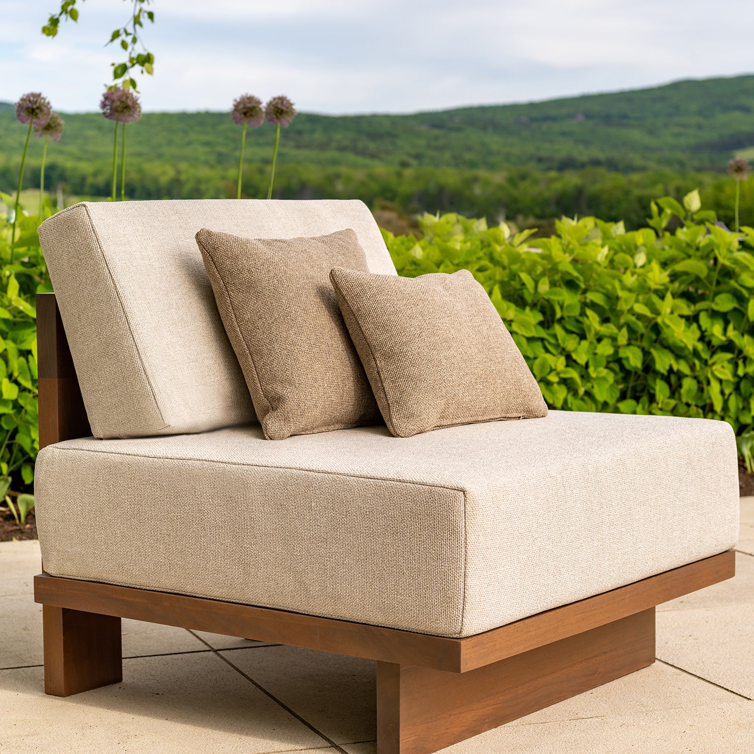 Une chaise longue d&