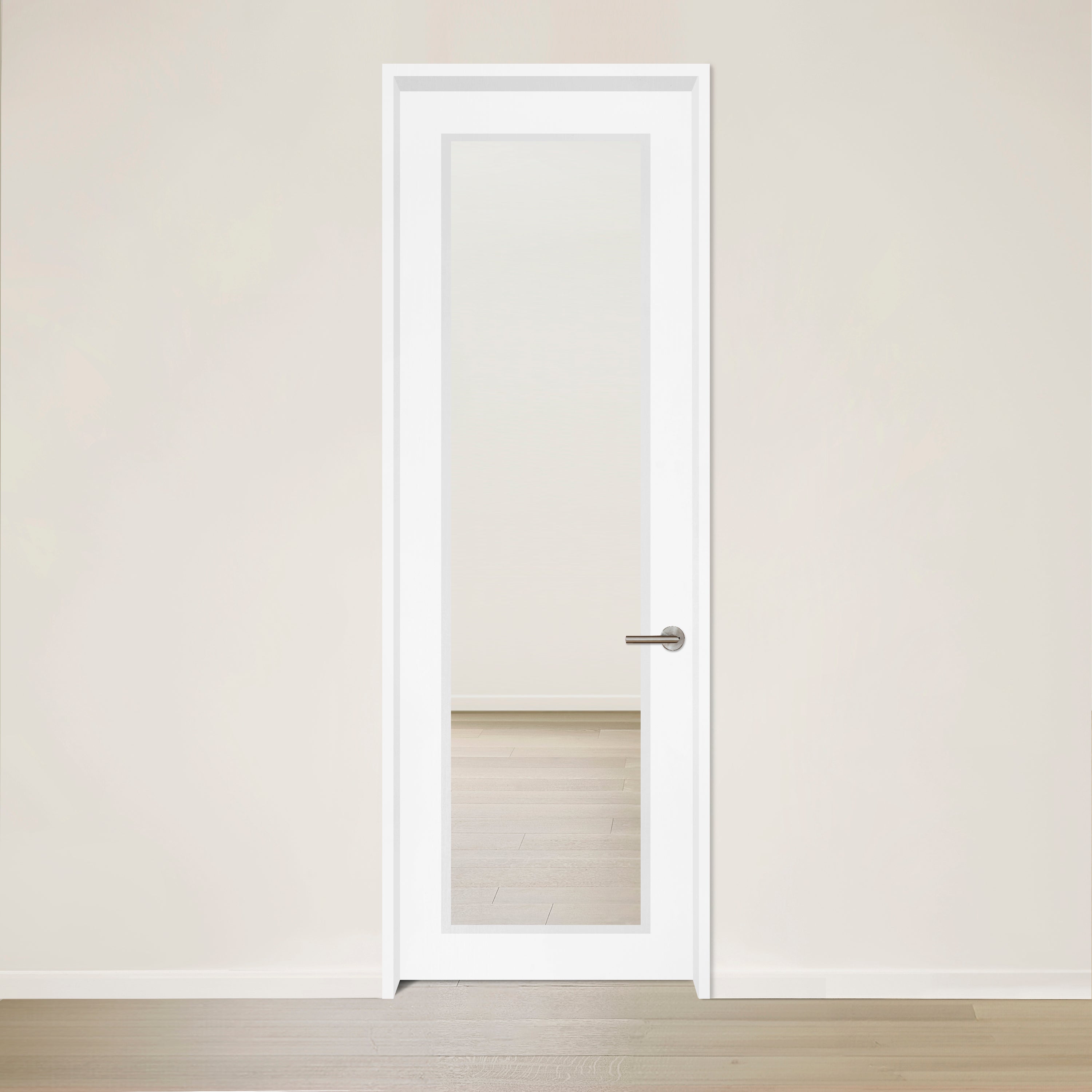 La Porte SEE en MDF supérieur teinte personnalisée de Bourassa Bosquet Bachand, dotée d&