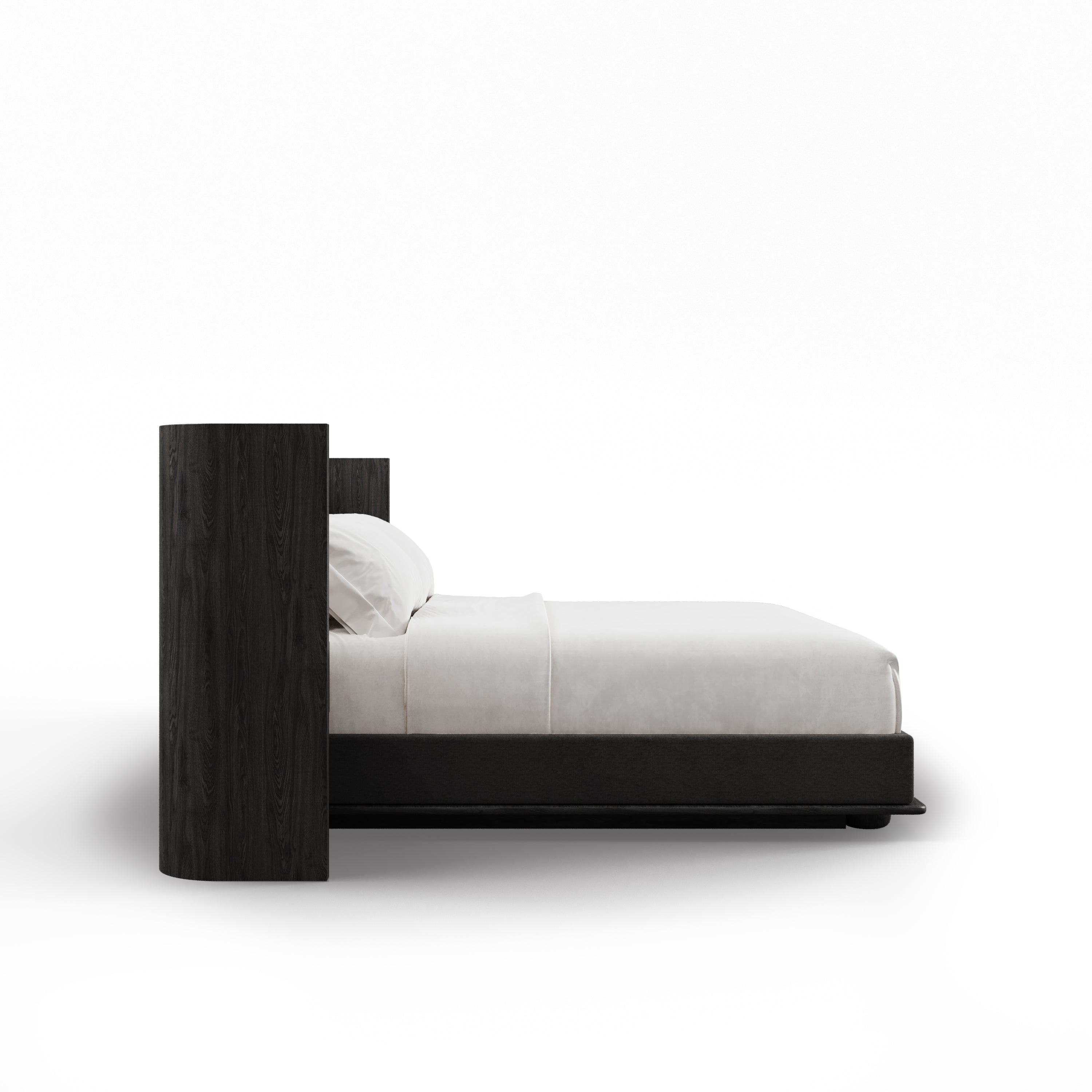 Vue latérale du Lit Essence | Onyx de Humble Nature, doté d&