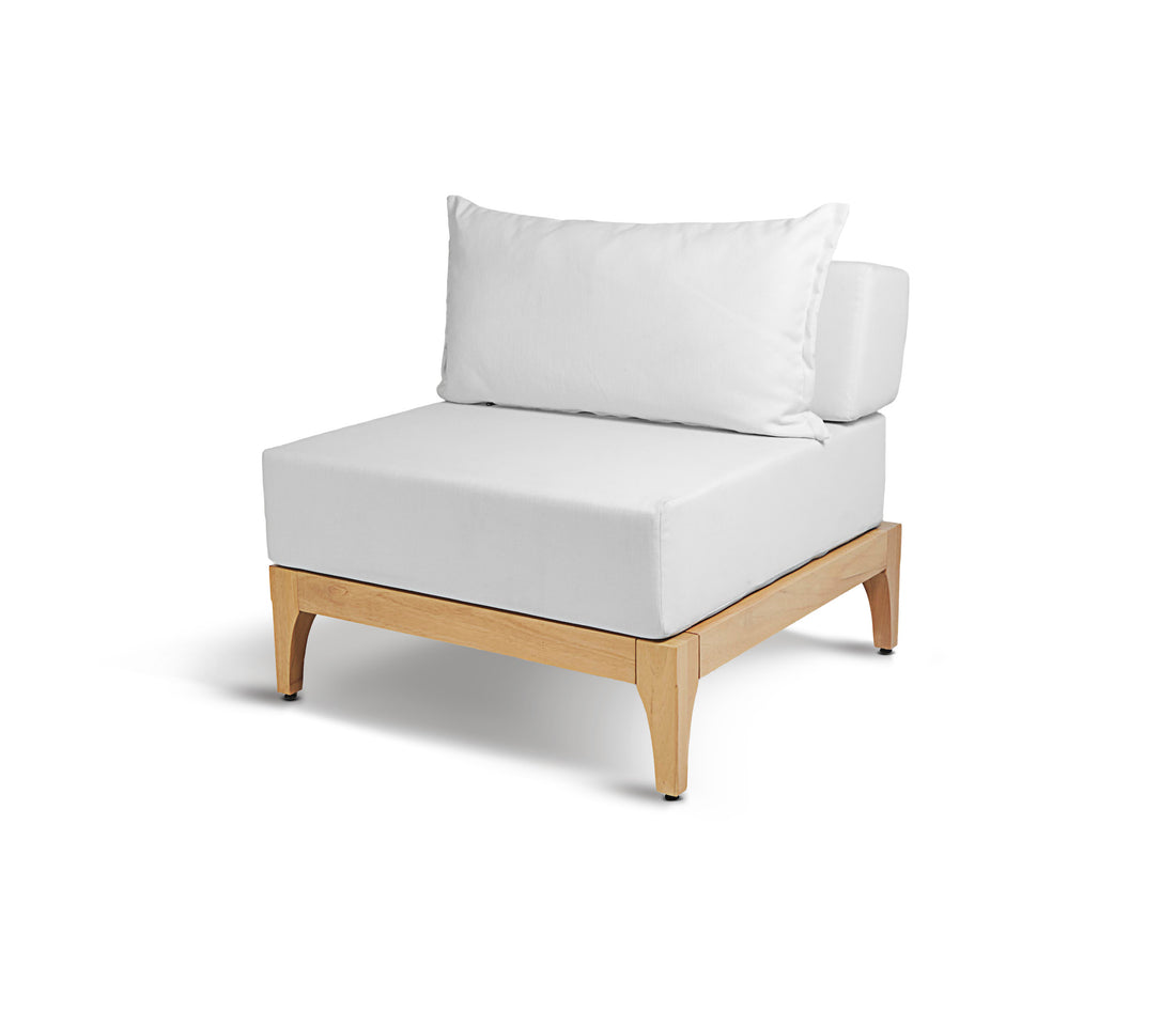 Sofa extérieur en bois naturel Vivere │ BLANC