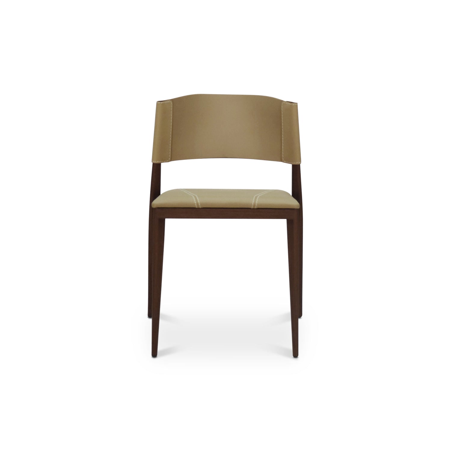 Leather dining chair suite | Natural