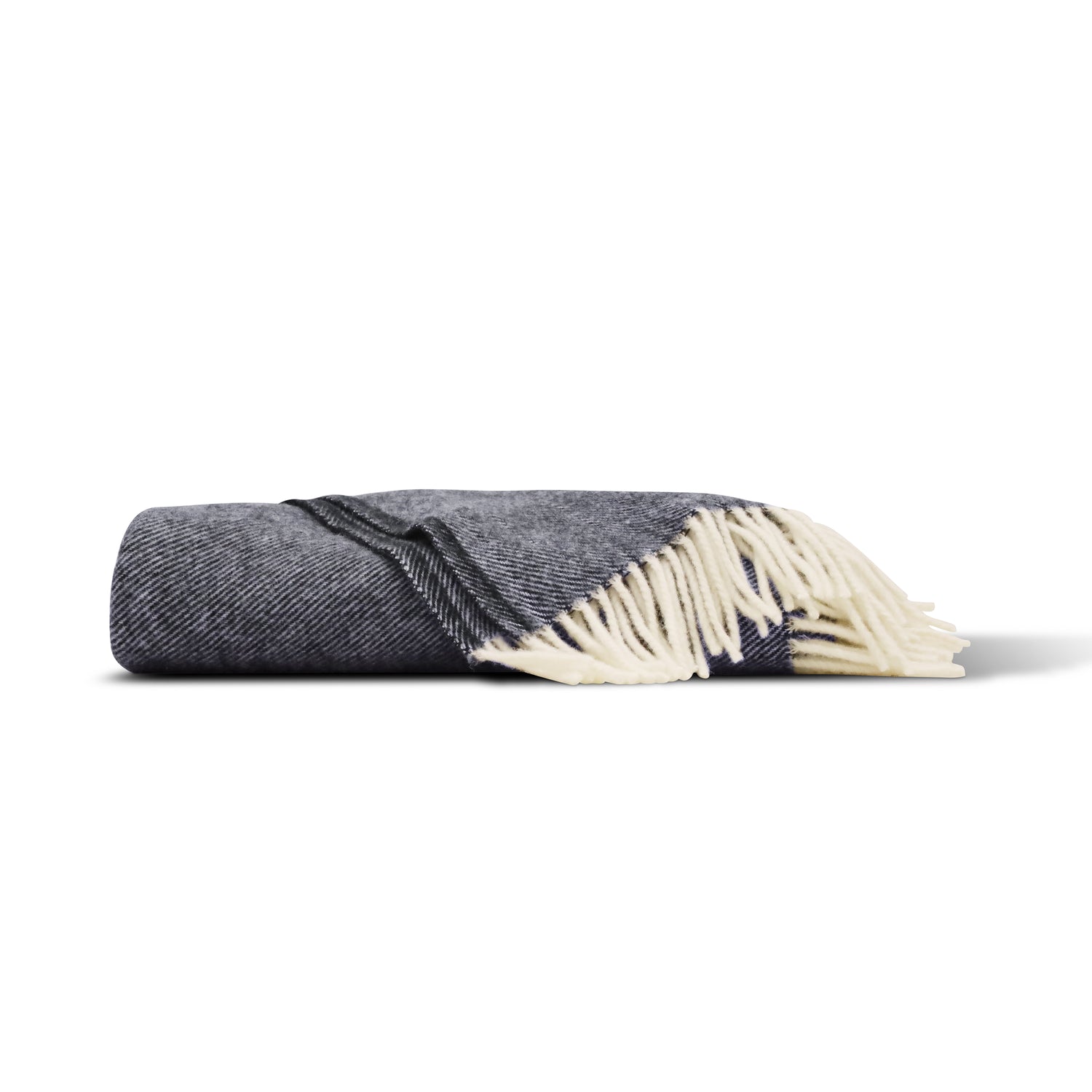 Merino wool throw | Onyx