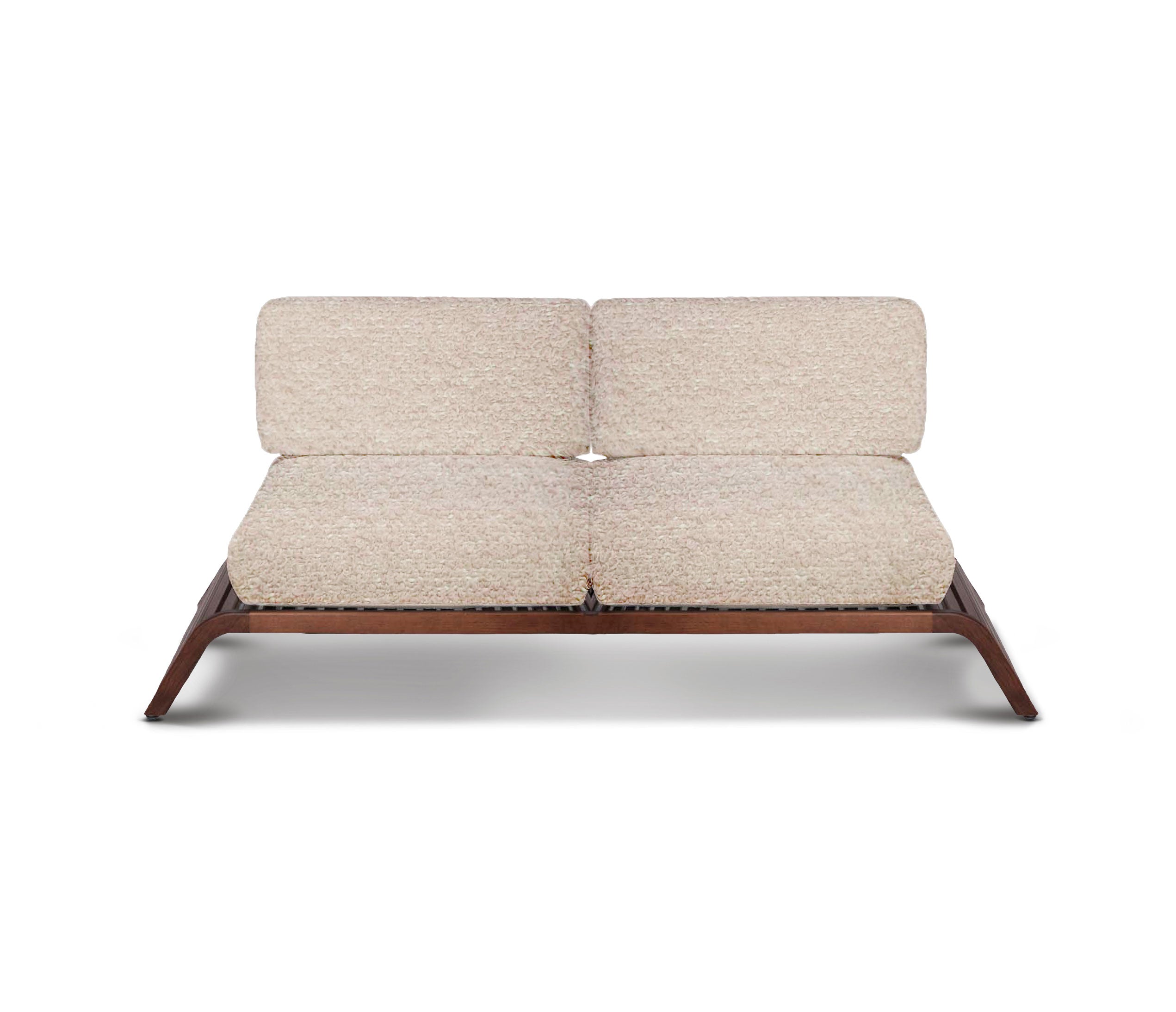 Sofa extérieur double Horizon │ MÉTAL