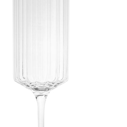 Fluted champagne glass | set 6