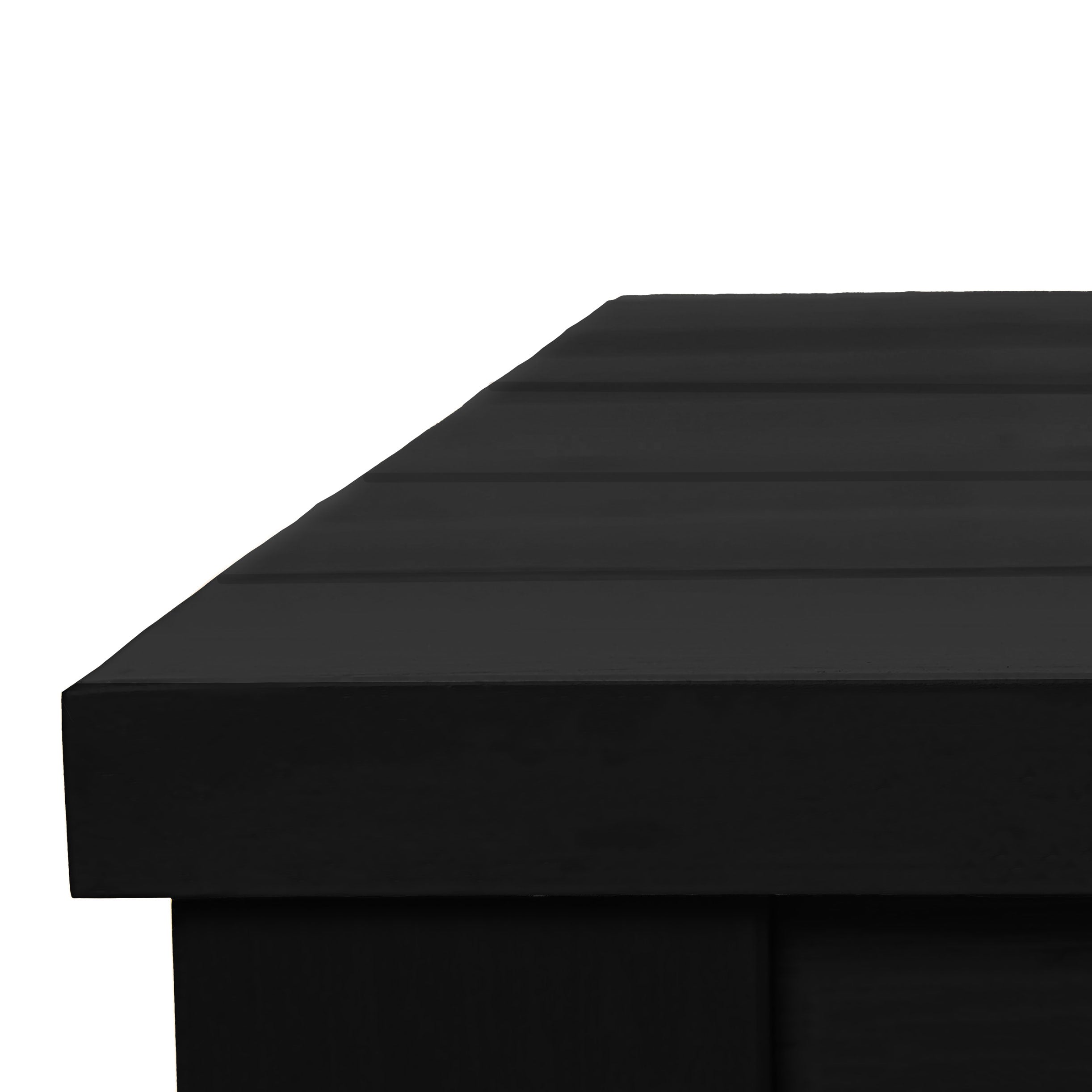 Table extérieure en aluminium Vivere 132&quot; │ Noir