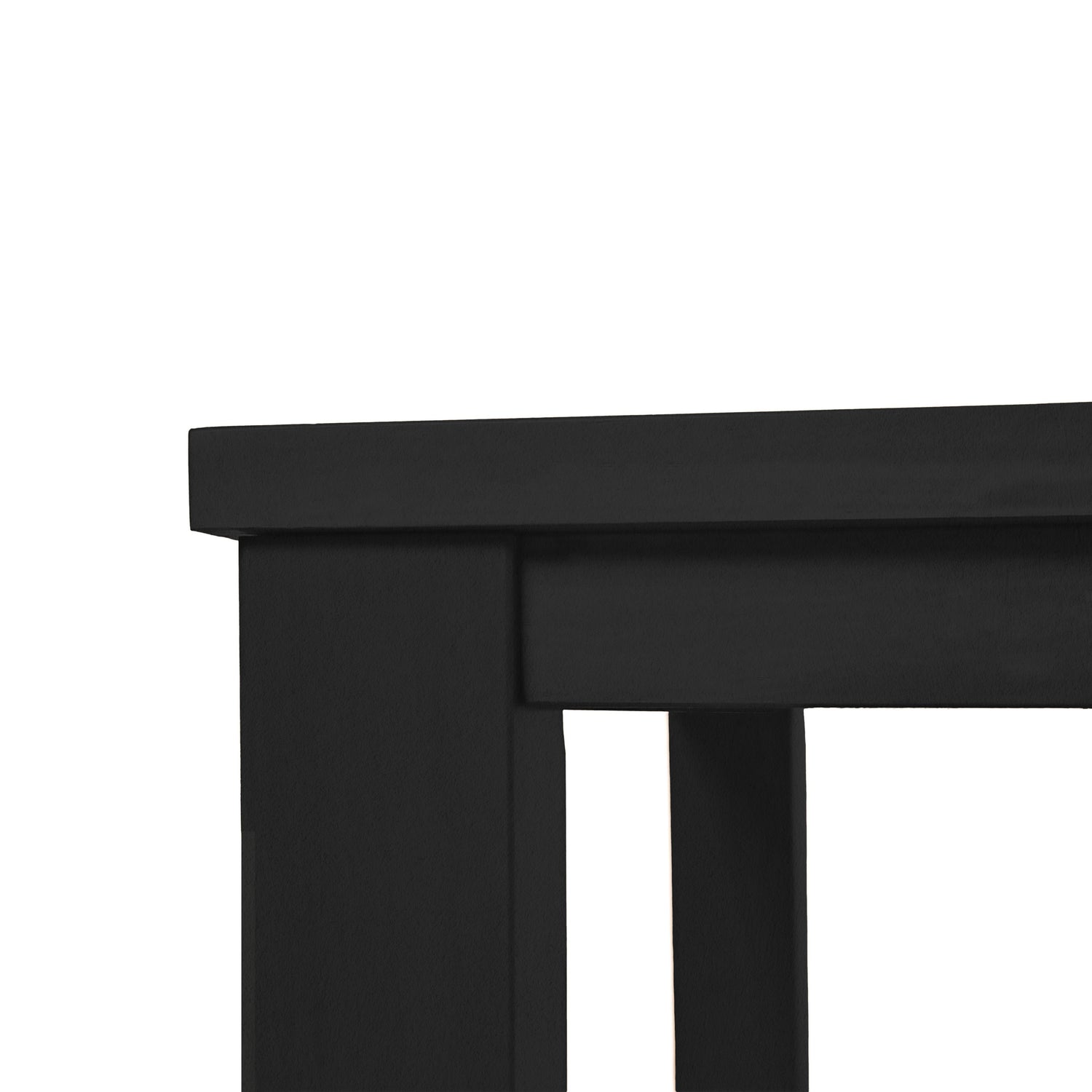 Table extérieure en aluminium Vivere 132&quot; │ Noir