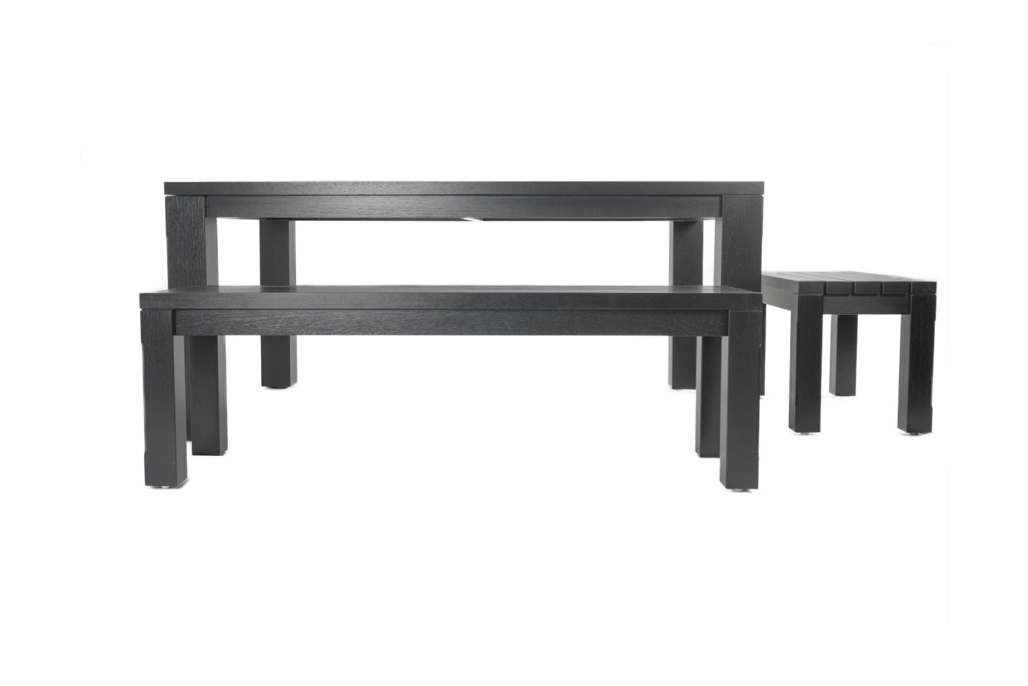 Outdoor bench Vivere │ Black