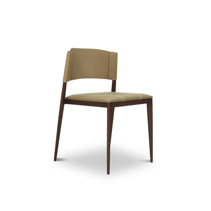 Leather dining chair suite | Natural