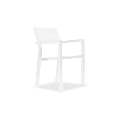 All weather outdoor aluminum chair Vivere │ White