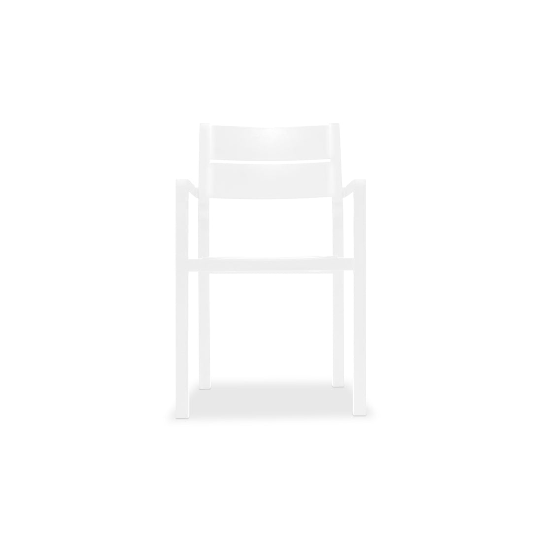 All weather outdoor aluminum chair Vivere │ White