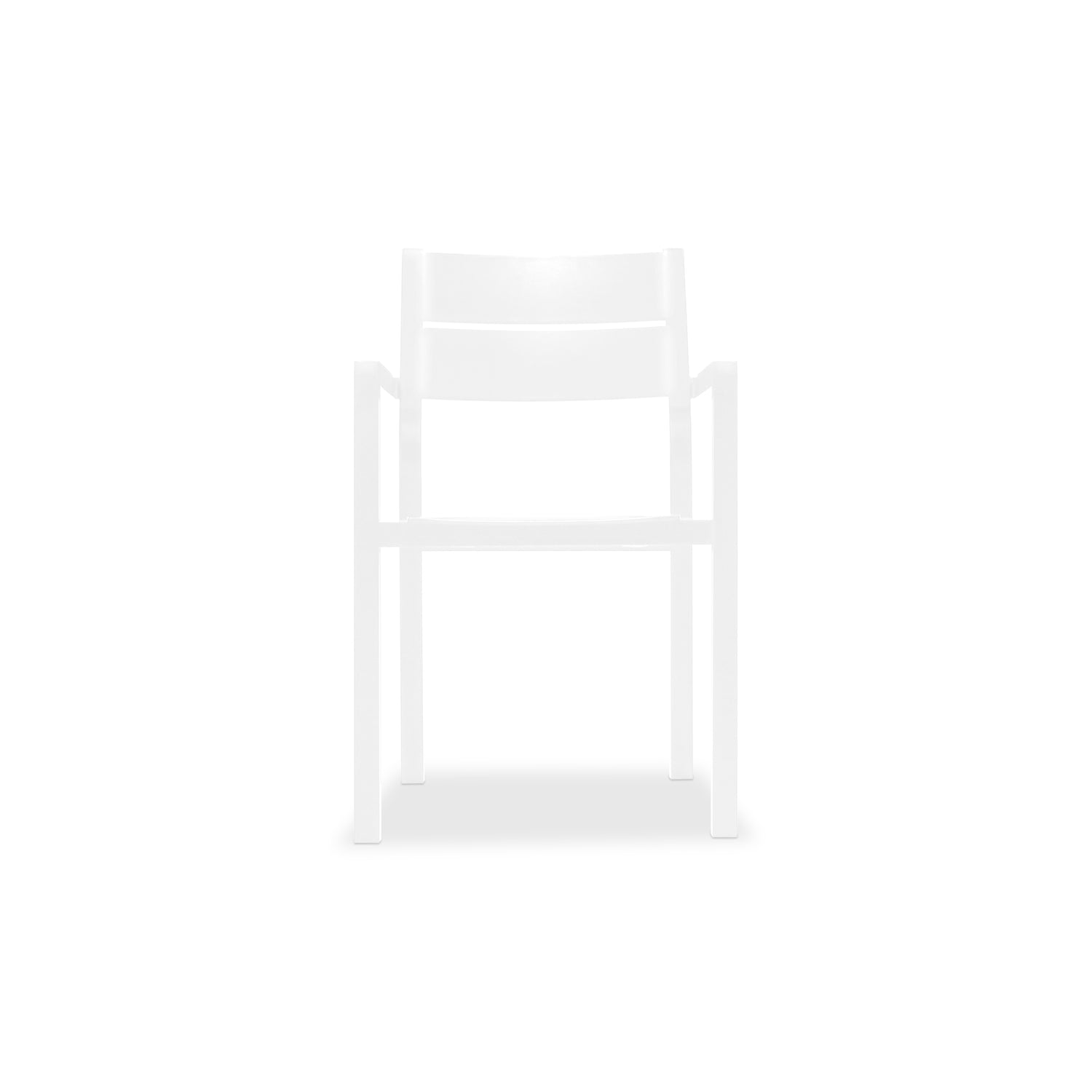 All weather outdoor aluminum chair Vivere │ White