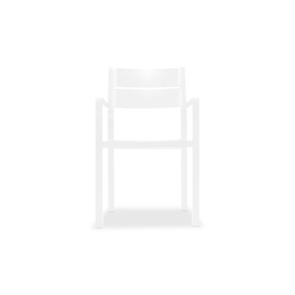 All weather outdoor aluminum chair Vivere │ White