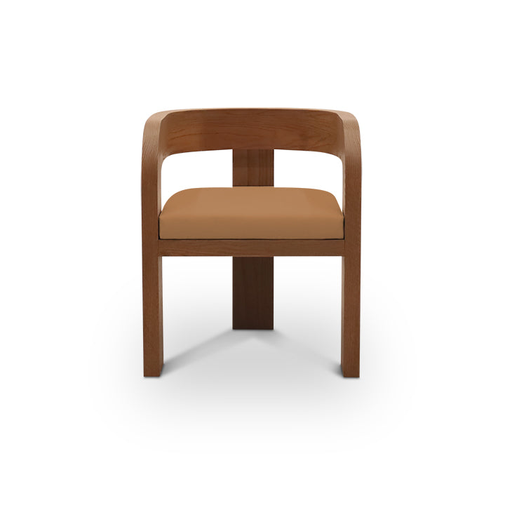 Wooden dining chair Origin | Saddle