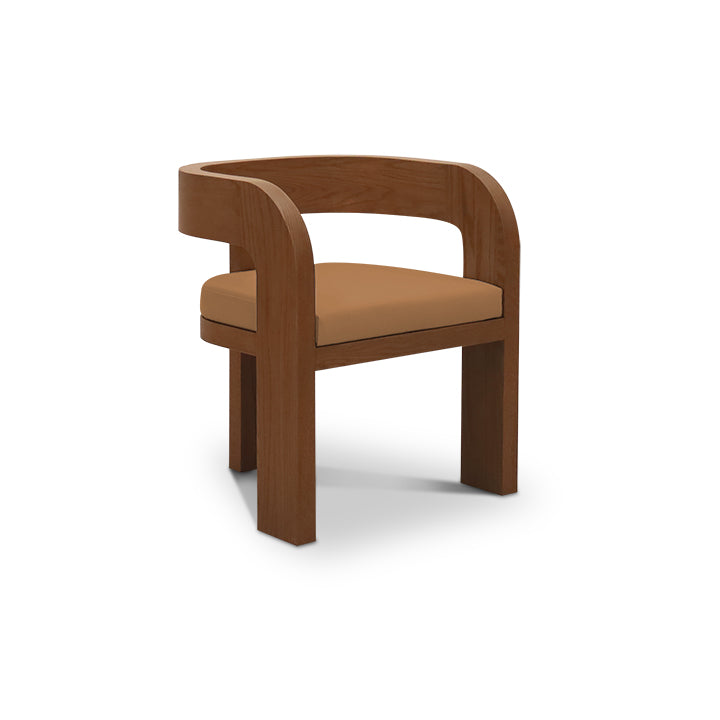 Wooden dining chair Origin | Saddle