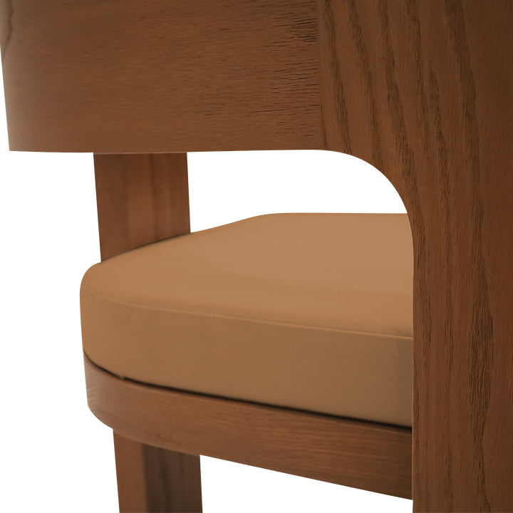 Wooden dining chair Origin | Saddle