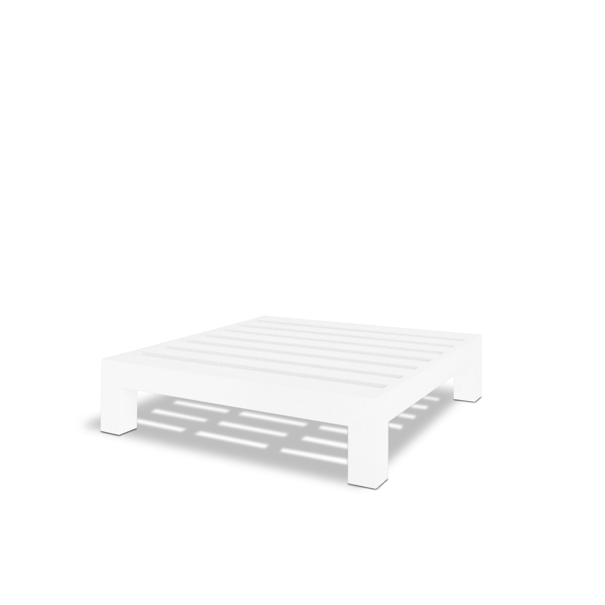 All weather aluminum coffee table │ WHITE