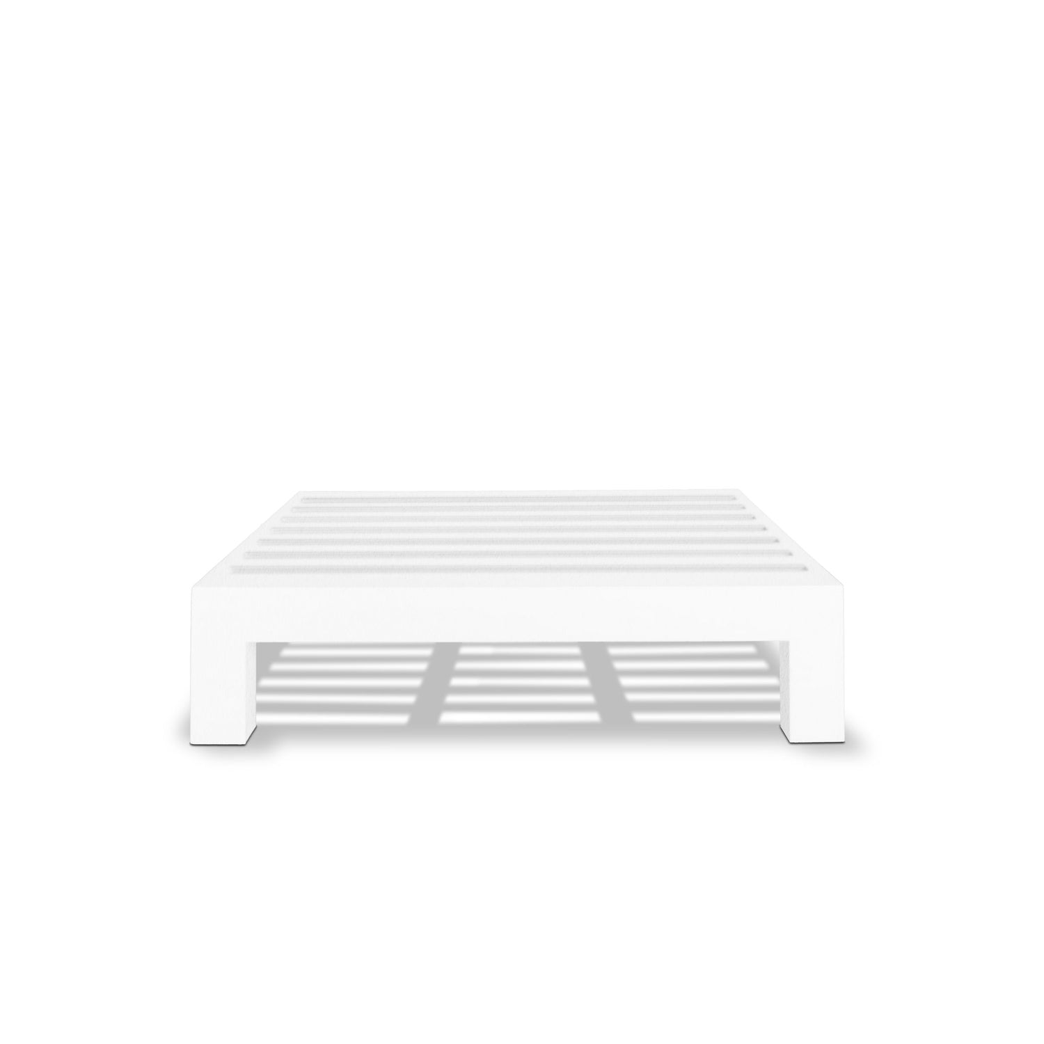 All weather aluminum coffee table │ WHITE