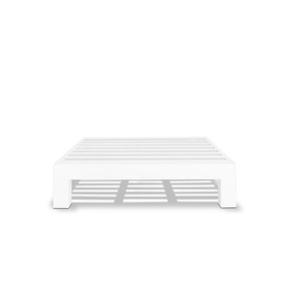 All weather aluminum coffee table │ WHITE