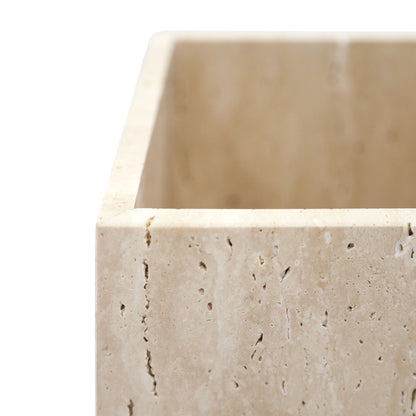 Wastebasket │ TRAVERTINE