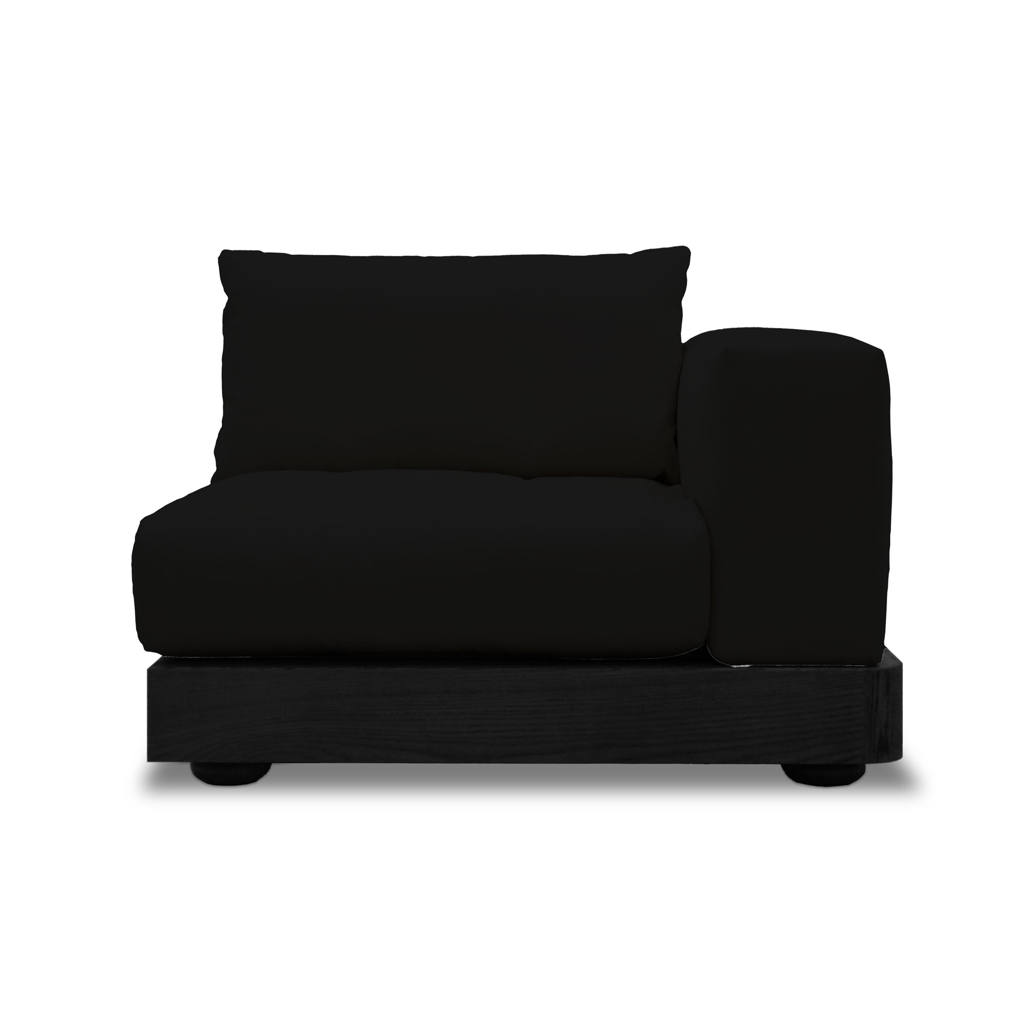 Sofa coin droit Essence | Onyx