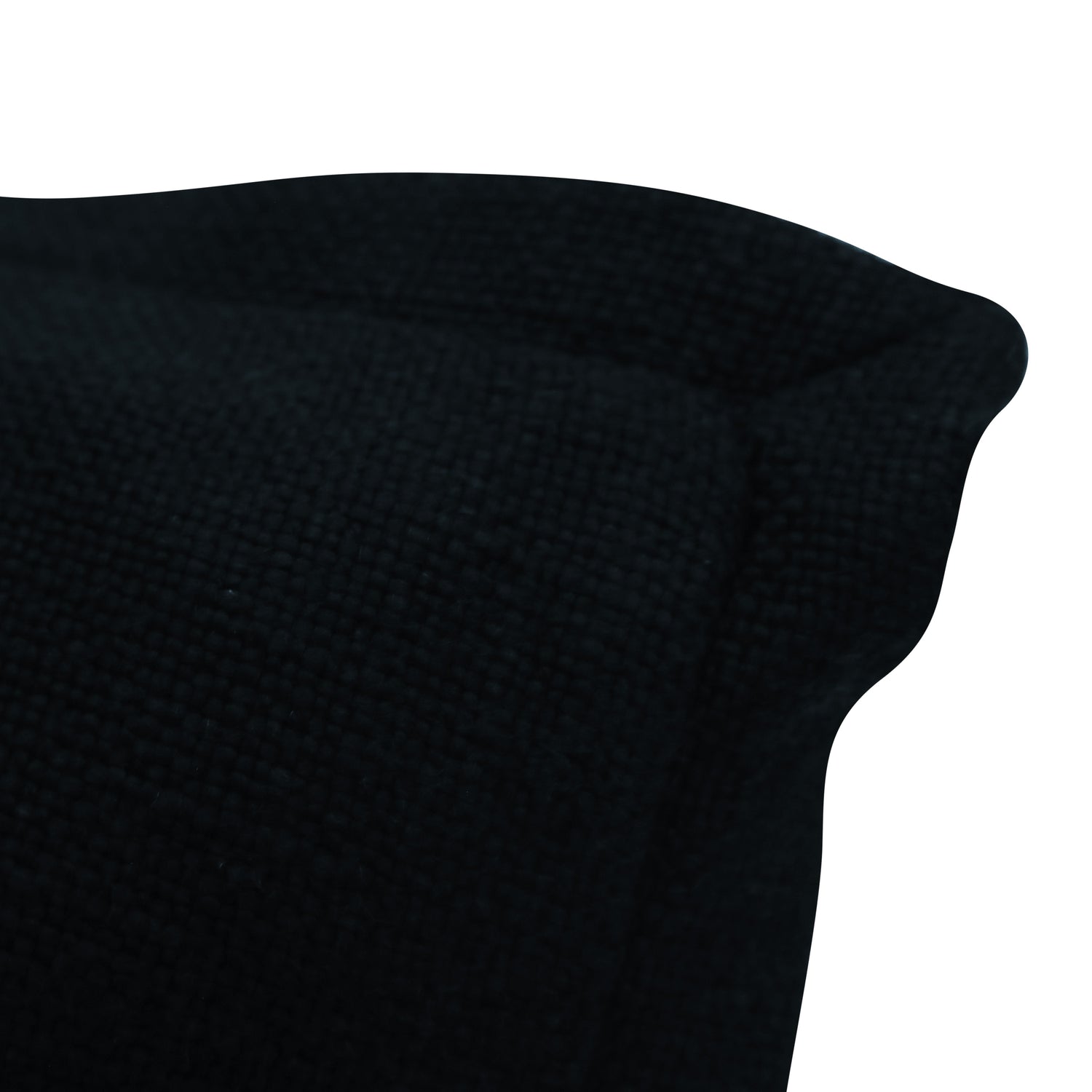 SOLID DYED LINEN CUSHION | ONYX