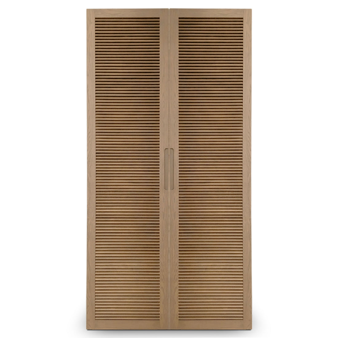 Cabinet double fini Authentik | Porte persienne