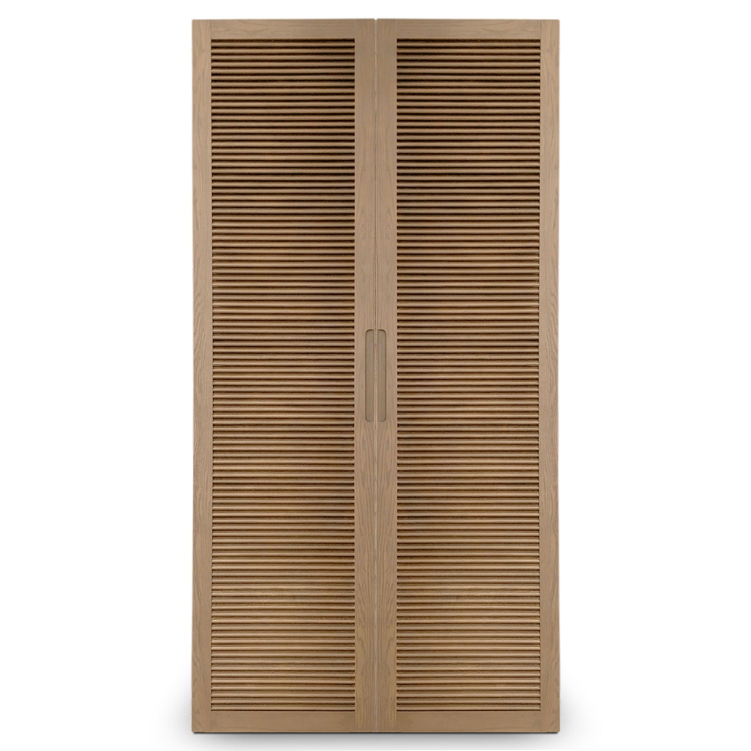 Cabinet double fini Authentik | Porte persienne