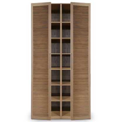 Cabinet double fini Authentik | Porte persienne