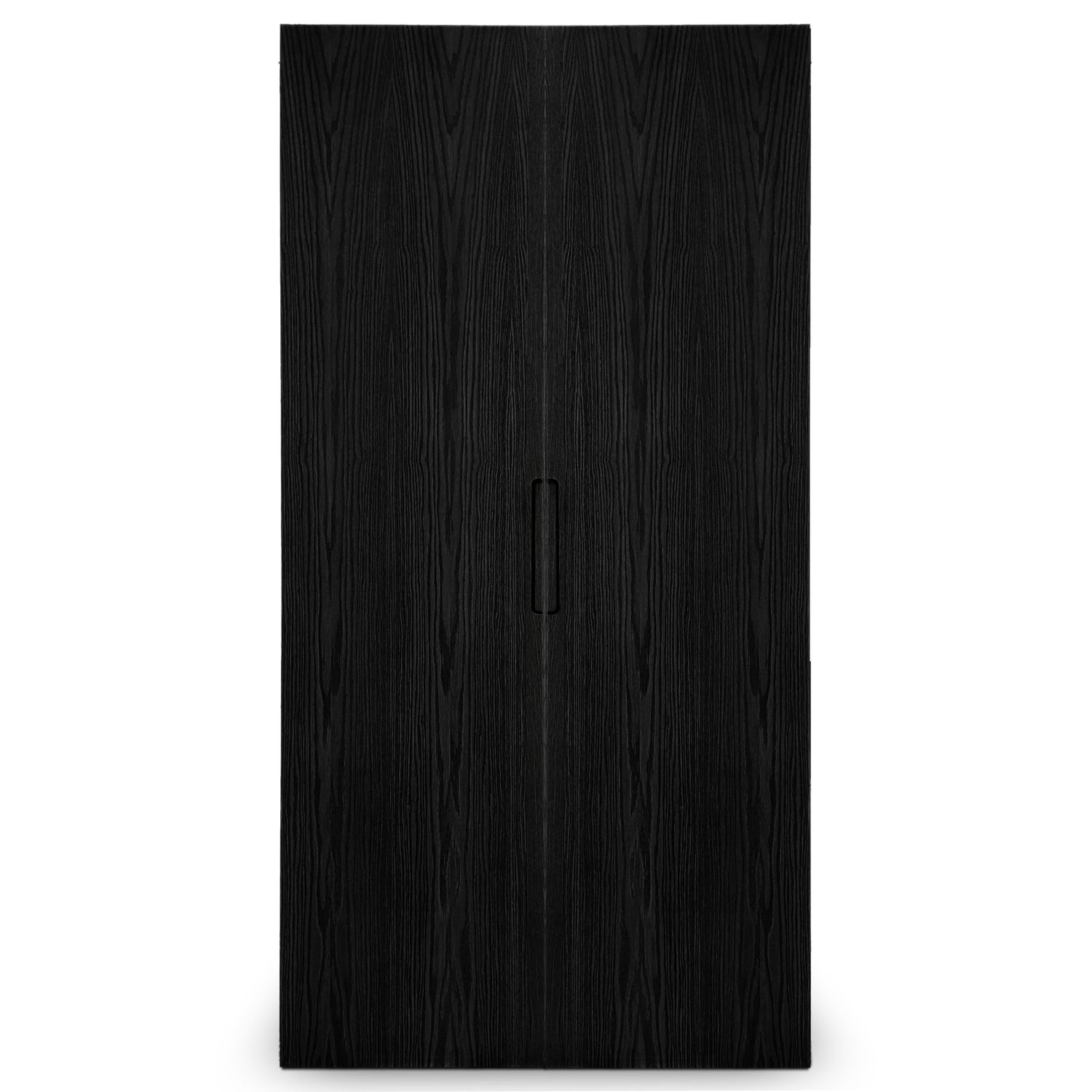 Cabinet double fini Onyx | Porte pleine