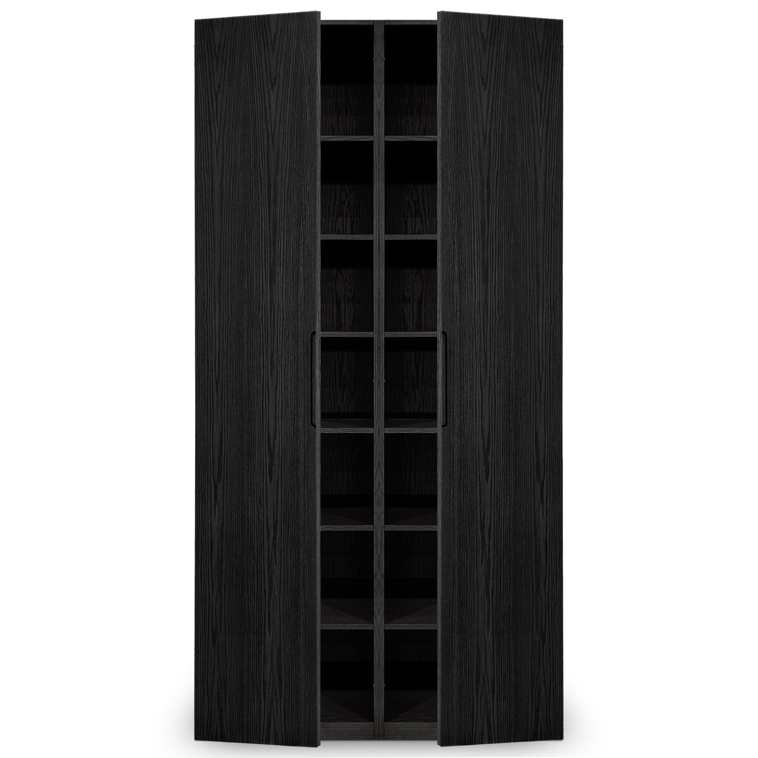 Cabinet double fini Onyx | Porte pleine