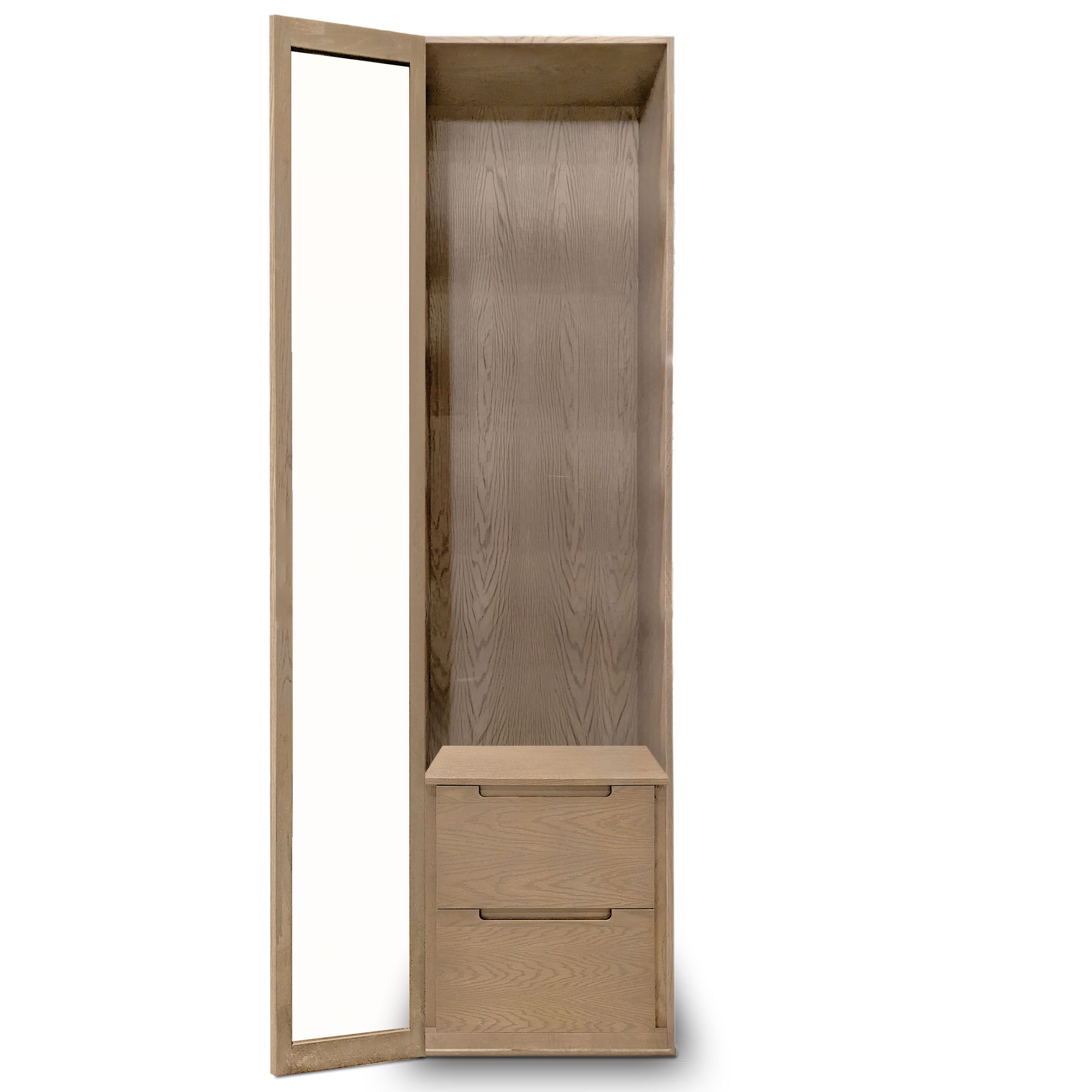 Cabinet simple fini authentik | porte verre