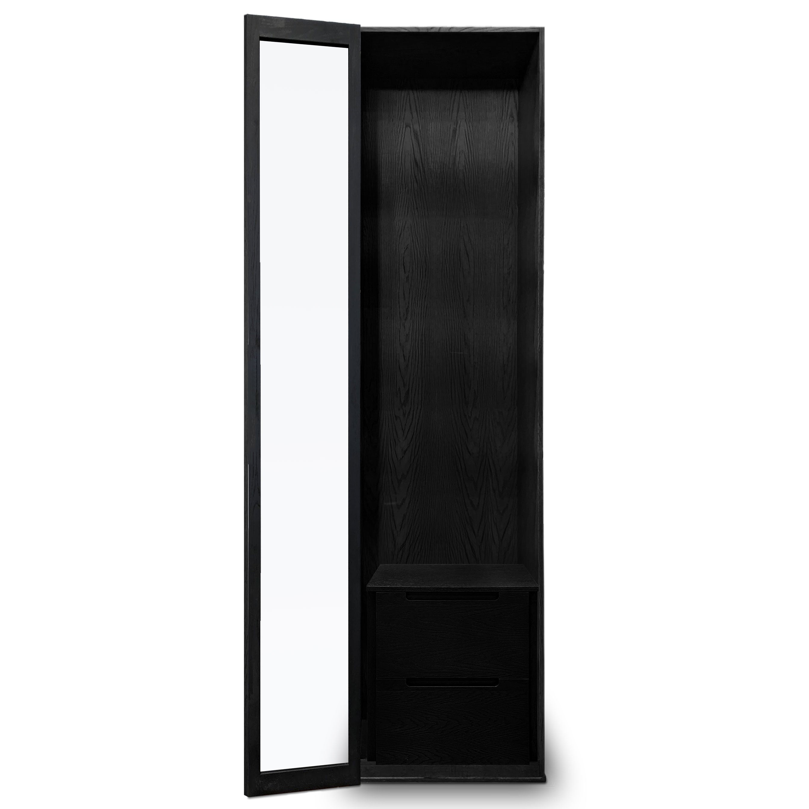 Cabinet simple fini onyx | porte verre