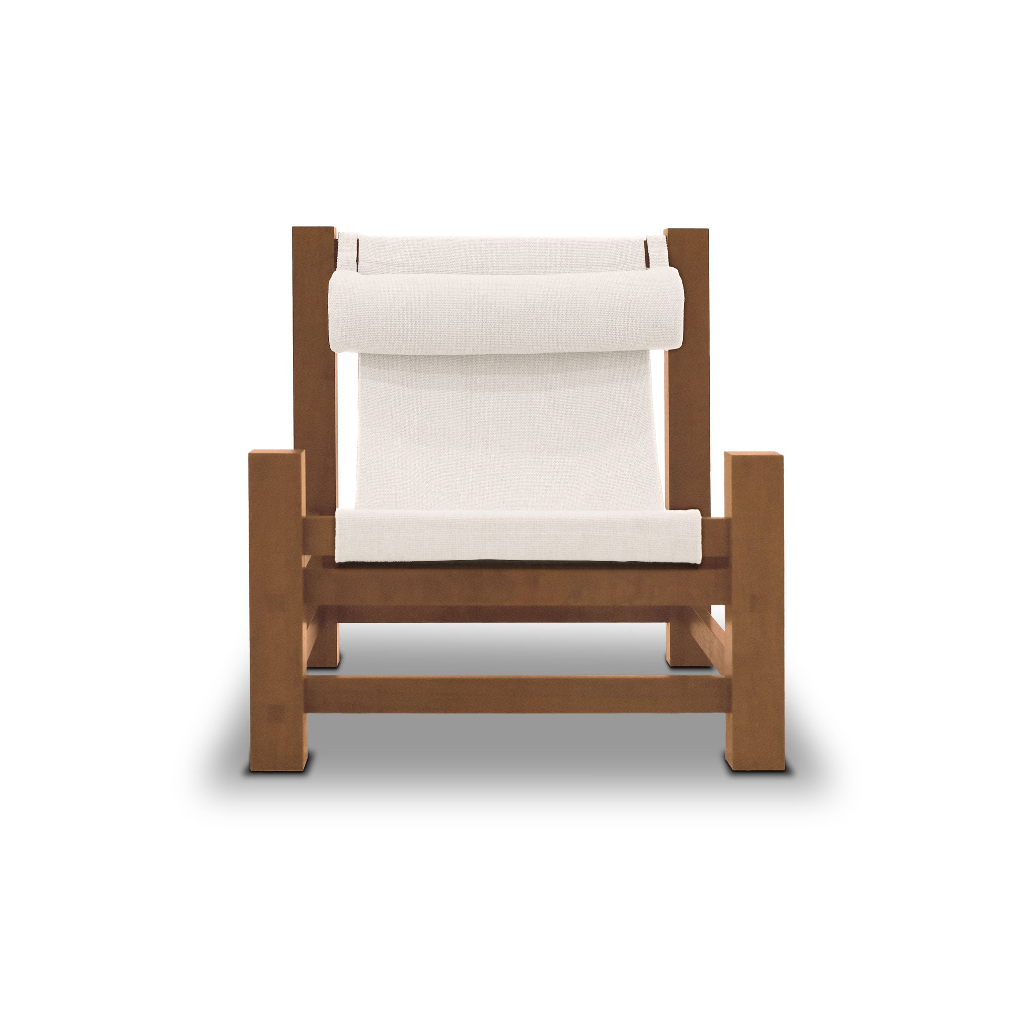 Solid cedar sling chair | Les Ensembliers