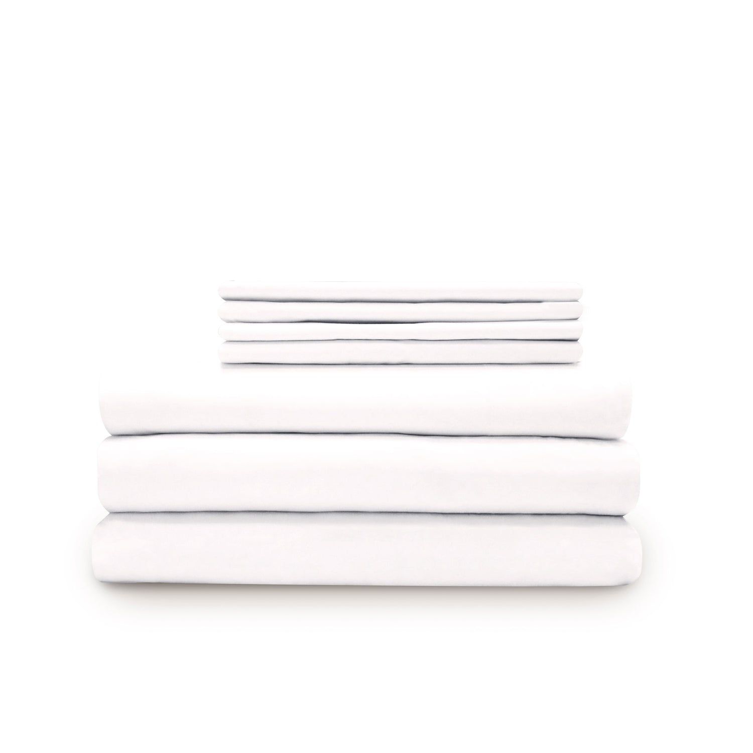 Ensemble housse et draps en percale italienne unie 400 fils au pouce │ QUEEN