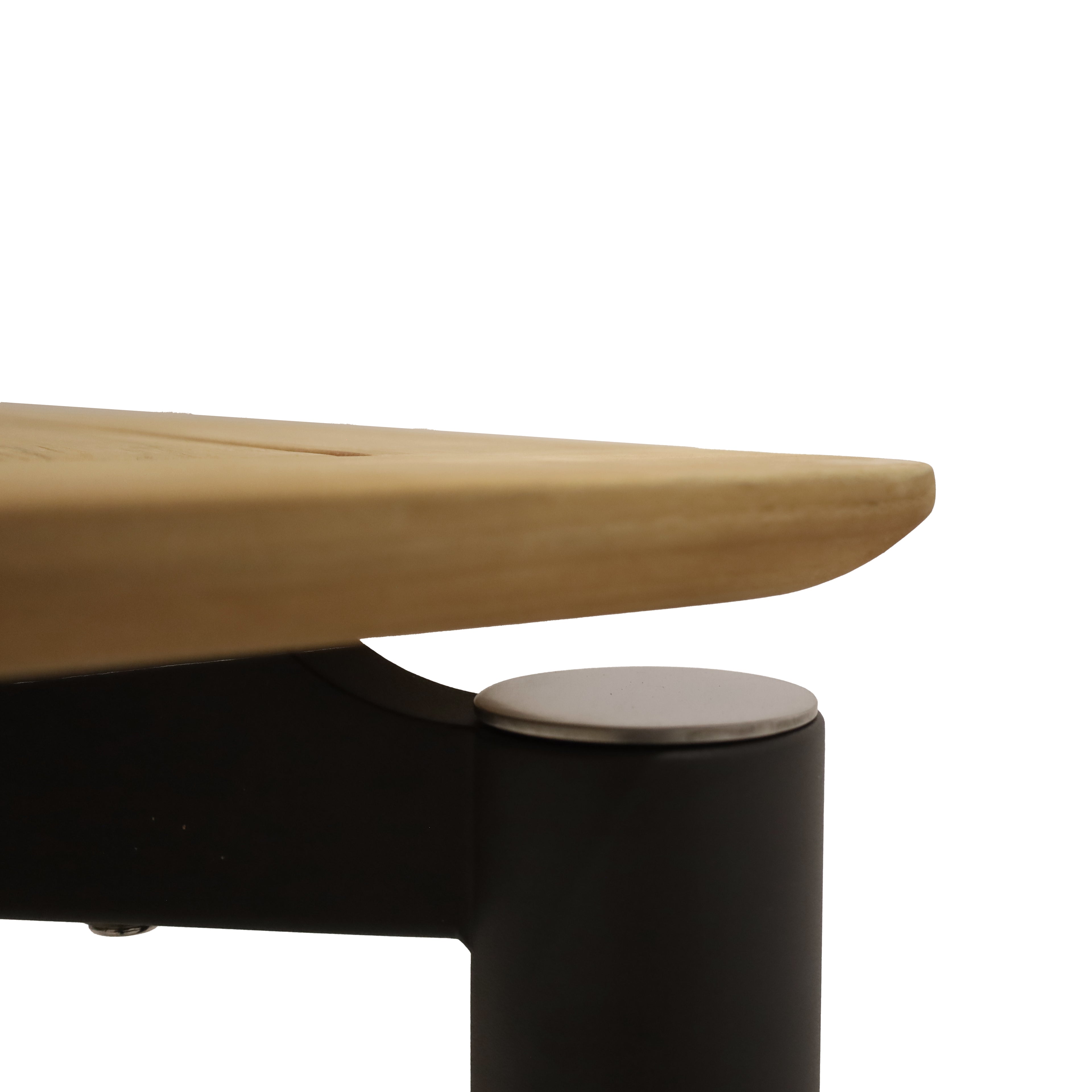 Table haute extérieure | Teck &amp; Aluminium