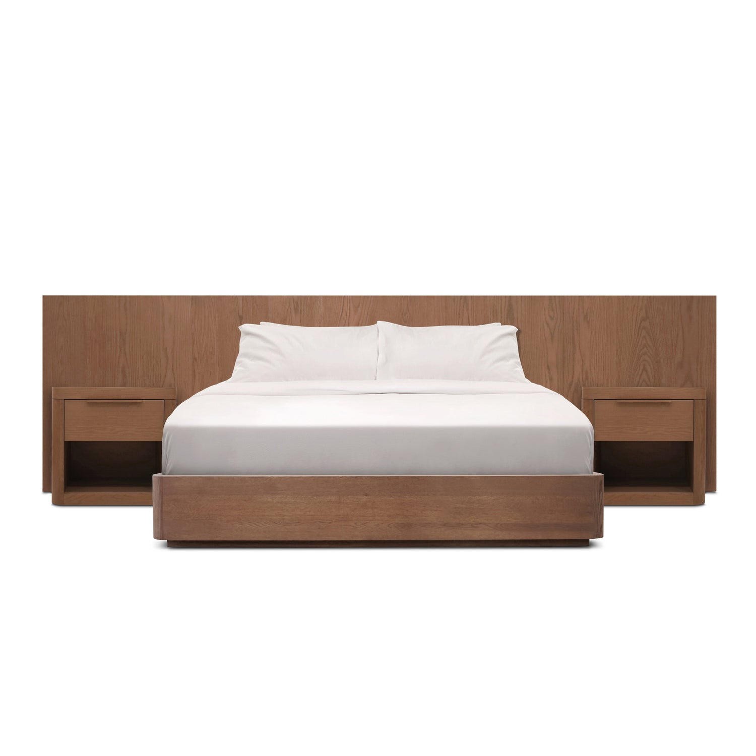 ORIGIN BED WITH NIGHTSTANDS | SADDLE