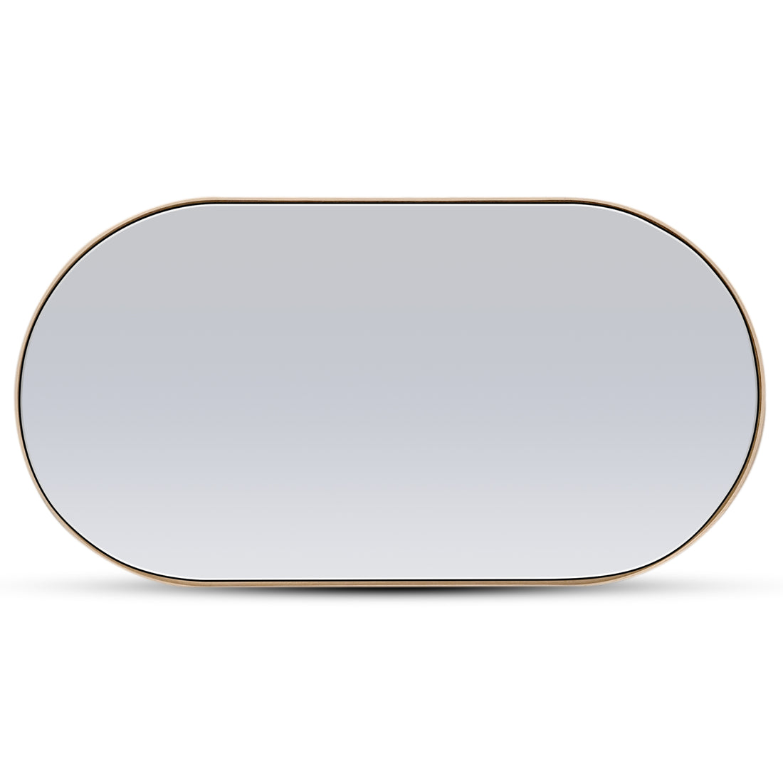 Red oak oval mirror 56 | Authentik