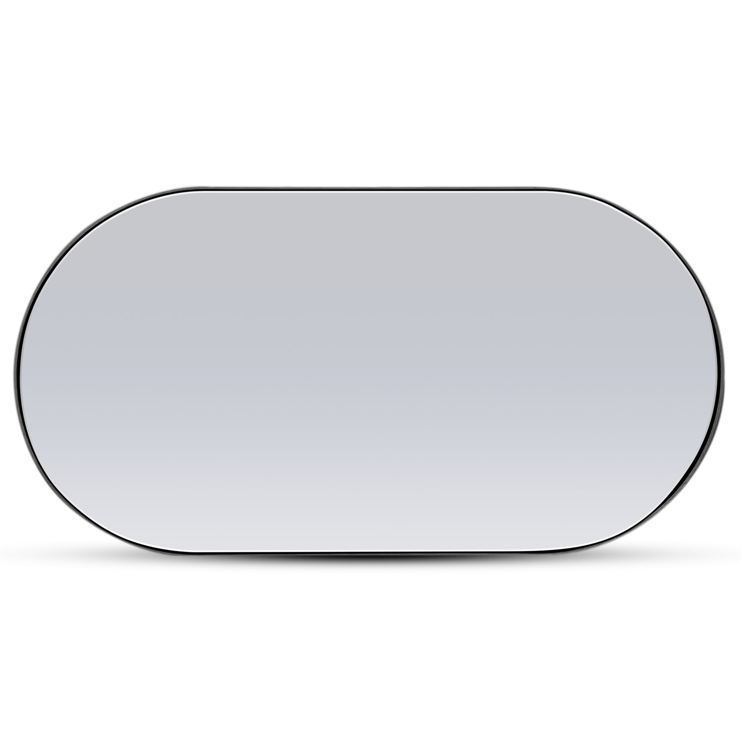 Red oak oval mirror 56 | Onyx