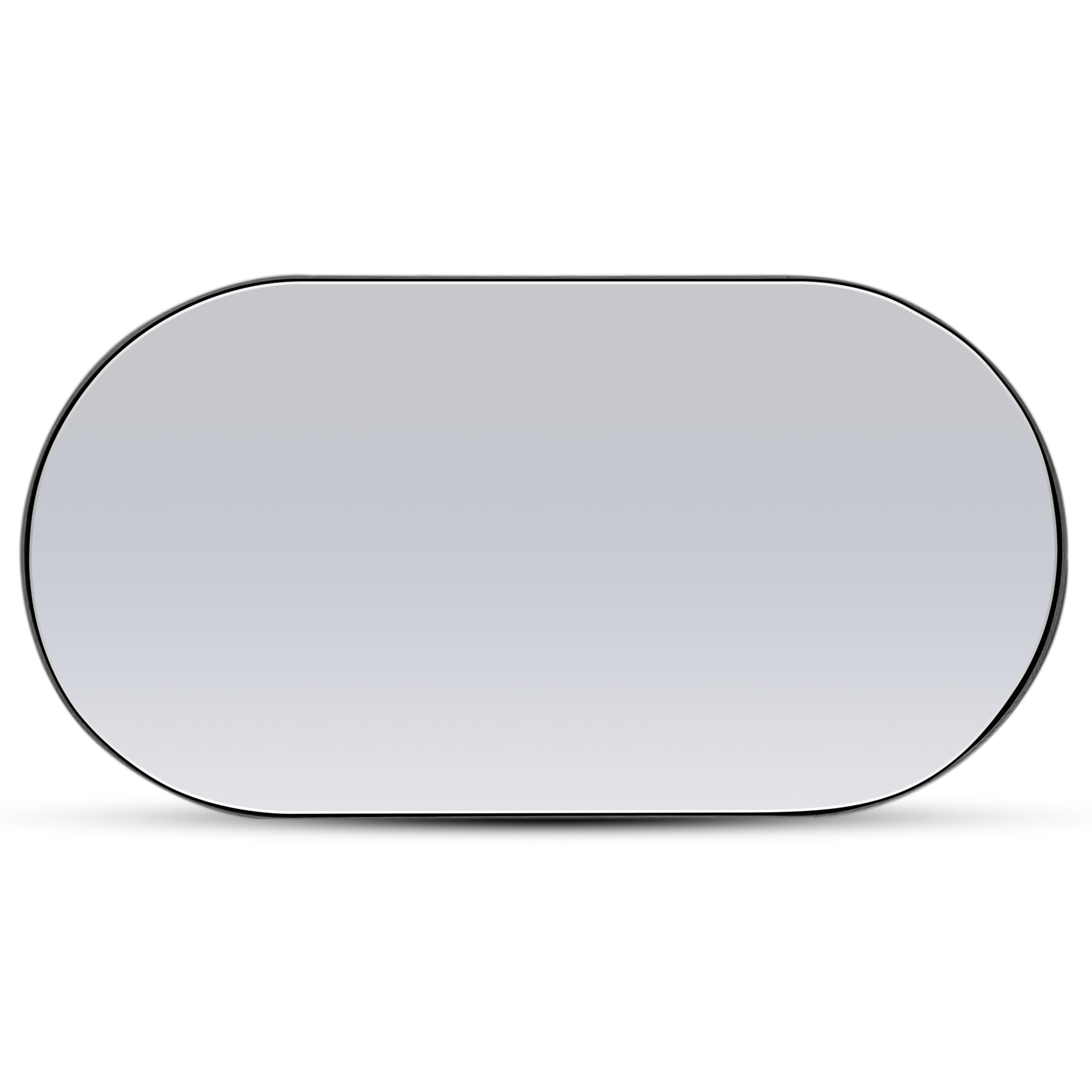 Red oak oval mirror 56 | Onyx