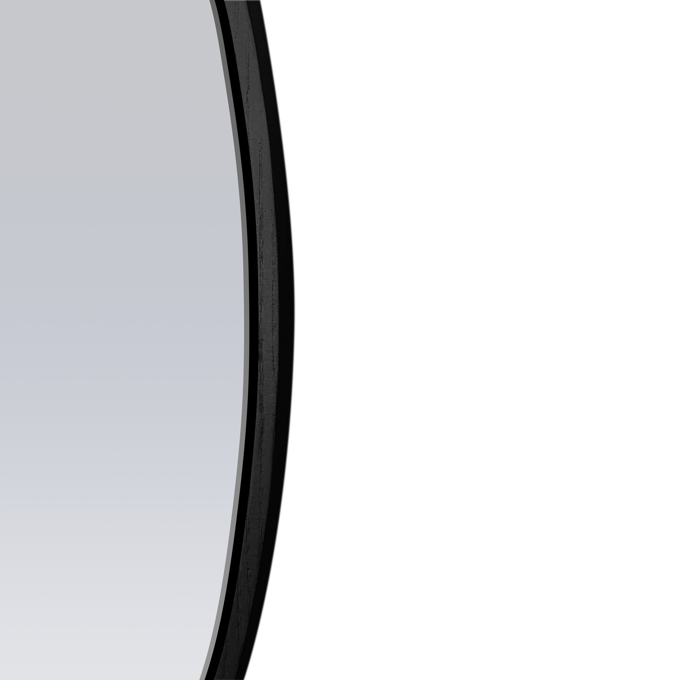 Red oak oval mirror 56 | Onyx