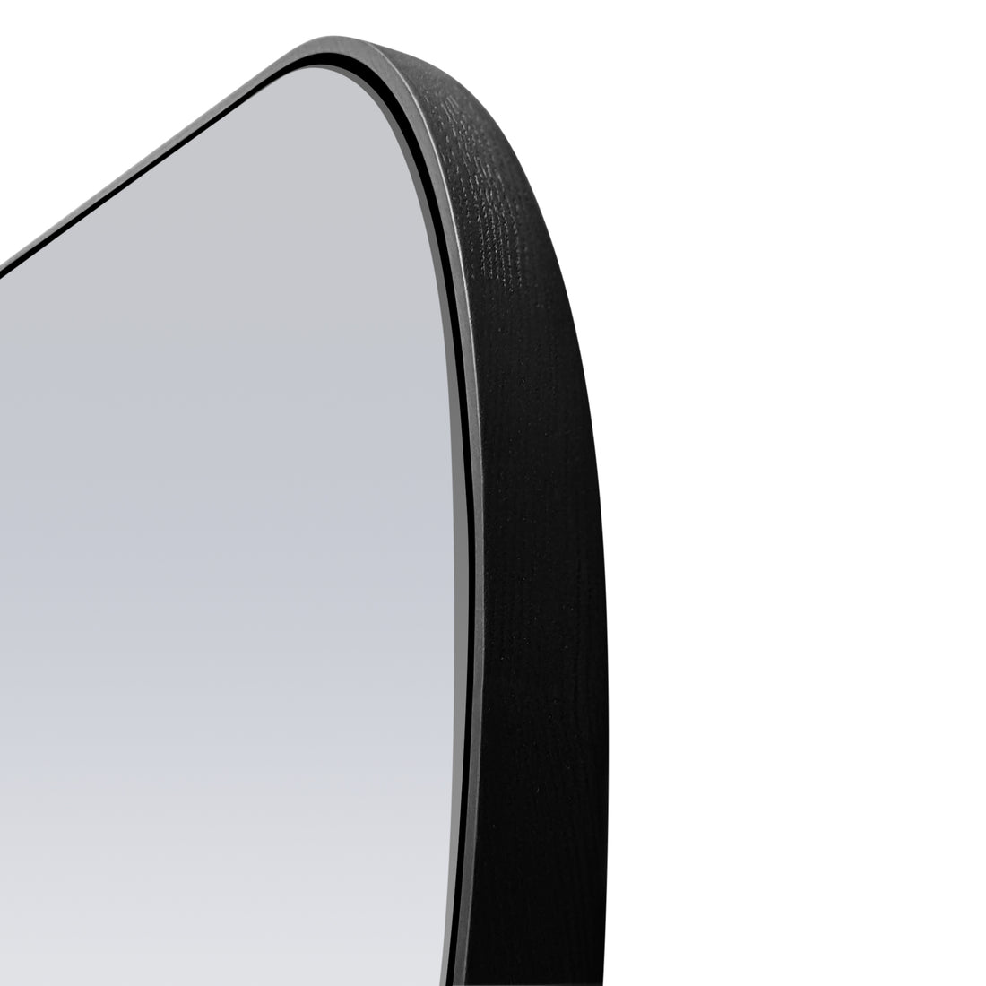 Red oak oval mirror 38 | Onyx