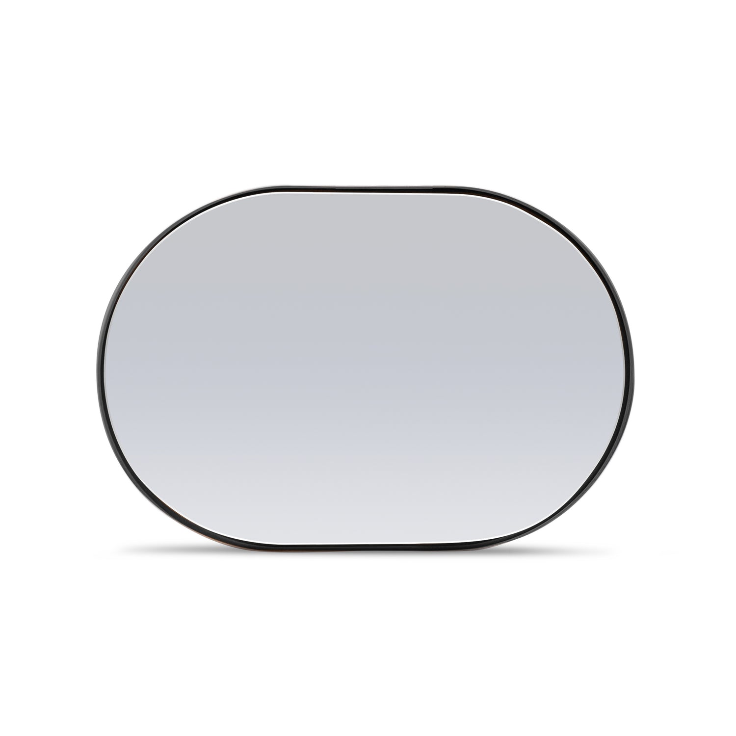 Red oak oval mirror 56 Essence | Onyx