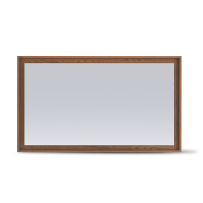 Red oak rectangular mirror 60 Origin | Saddle