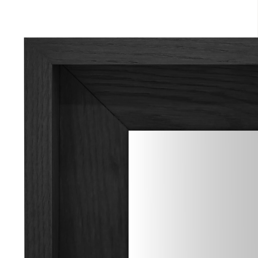 Red oak square mirror 36 Origin | Onyx