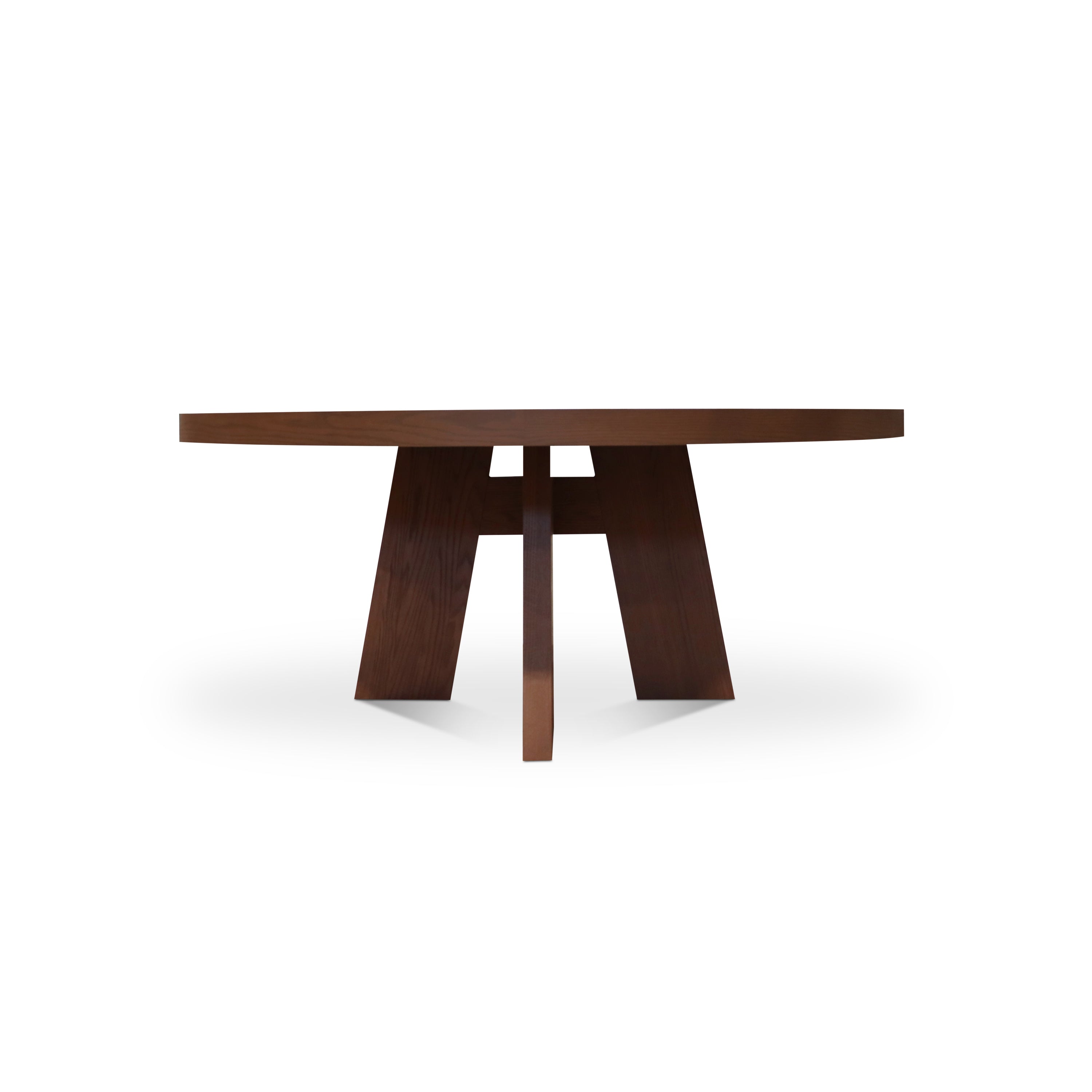 Origin round dining table 72 | Pecan