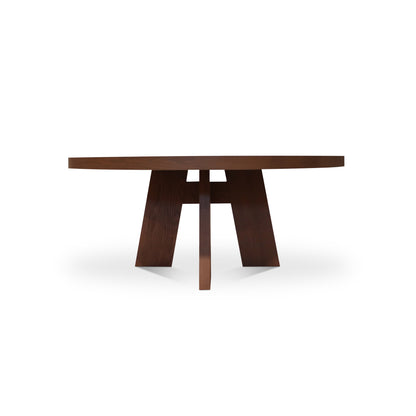 Origin round dining table 72 | Pecan