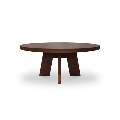 Origin round dining table 72 | Pecan