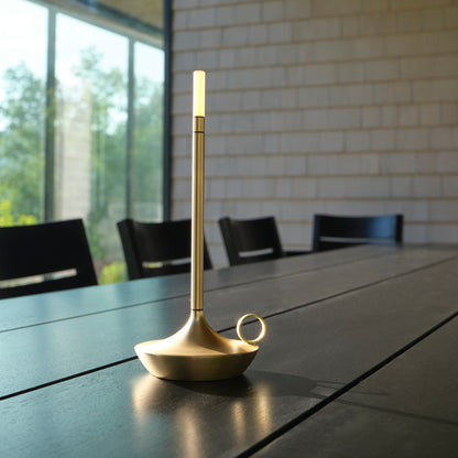 Outdoor &amp; Indoor Portable Candle Lamp │ BRASS