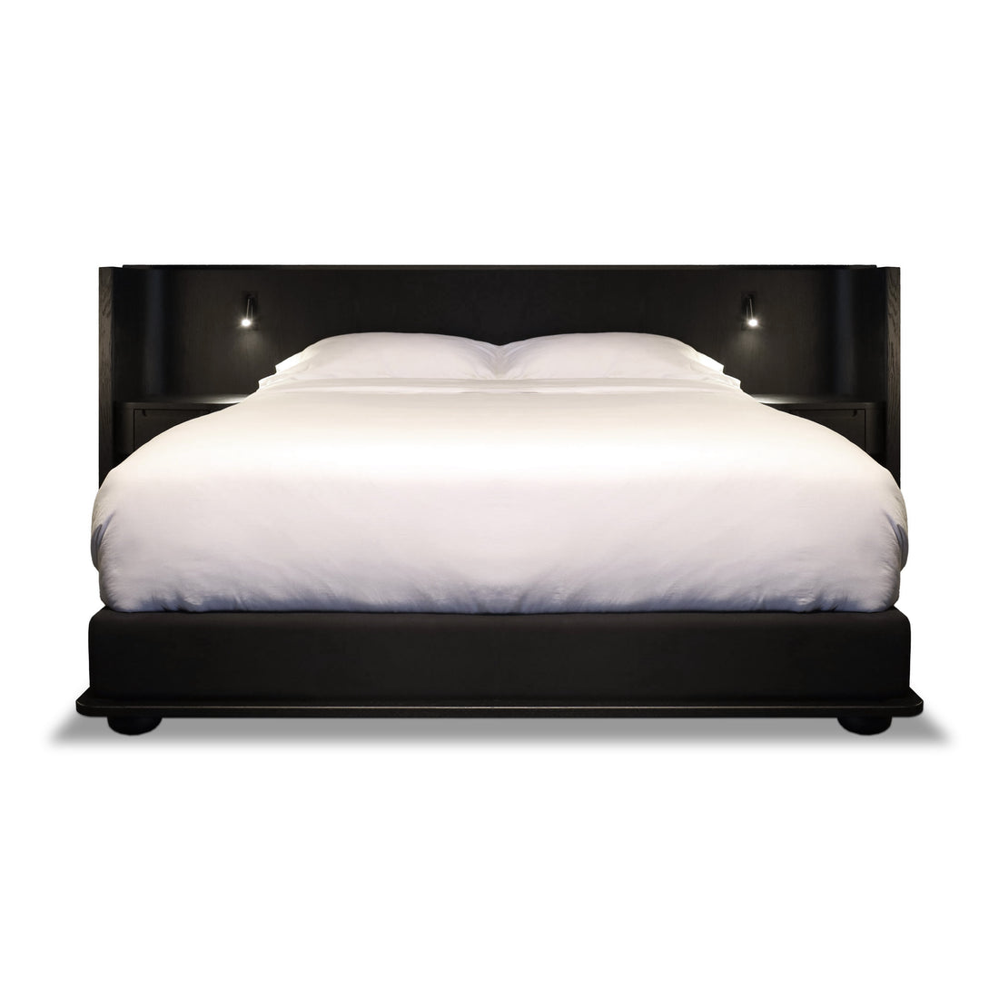 Essence bed with nightstands │ Onyx