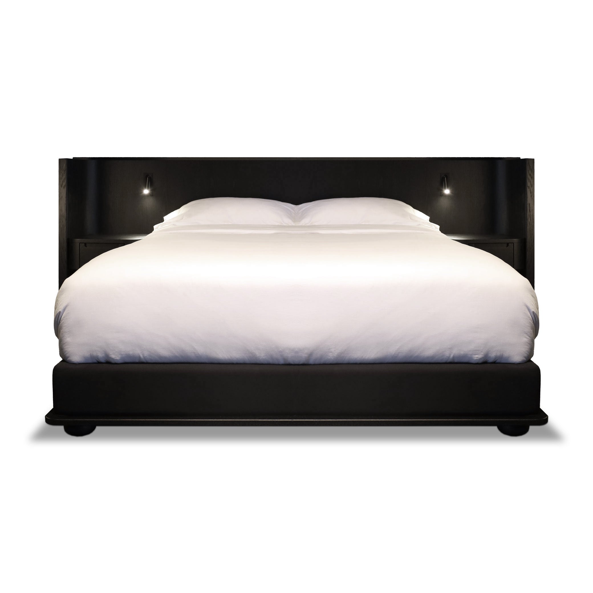 bed with nightstands Essence │ Onyx